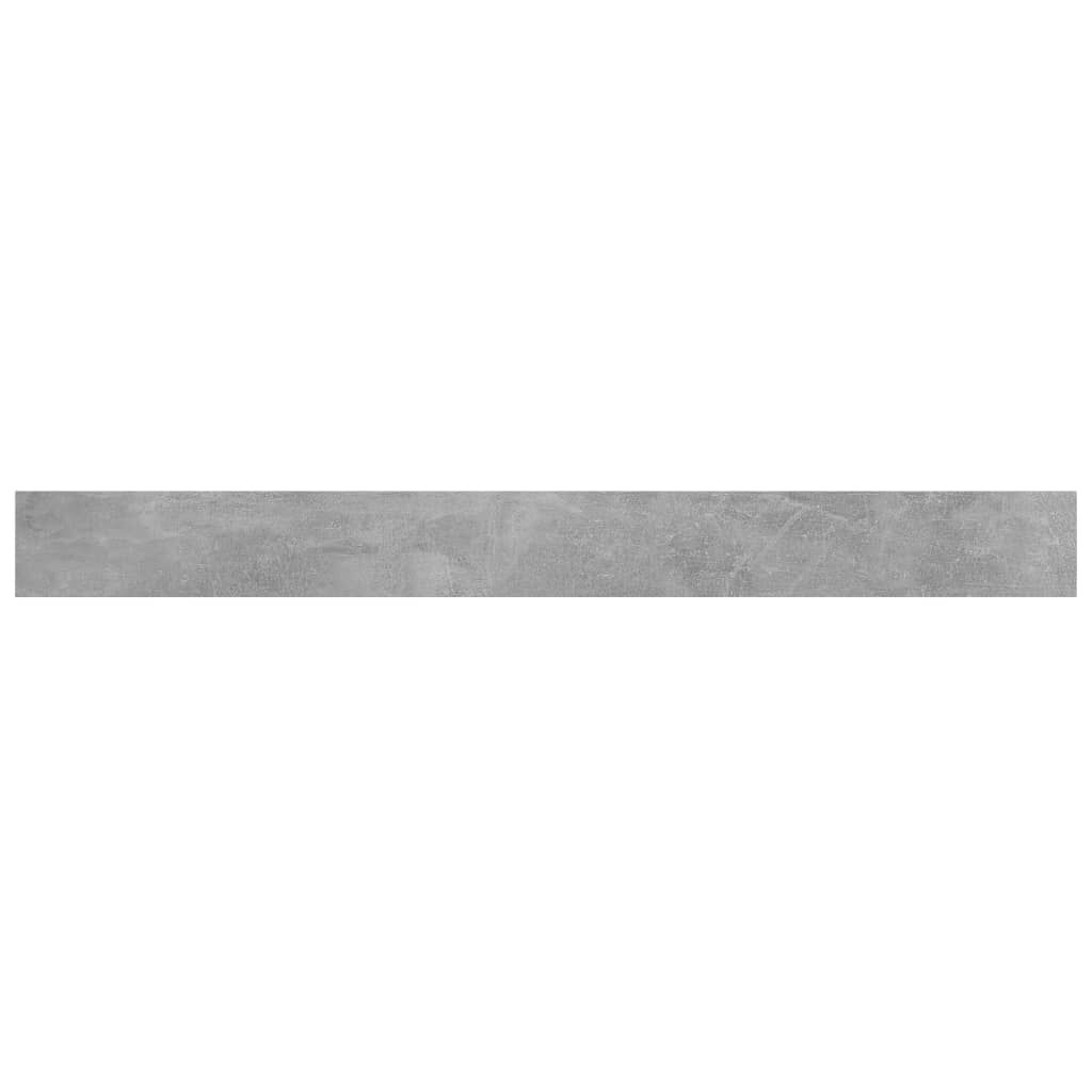 vidaXL Bookshelf Boards 8 pcs Concrete Grey 100x10x1.5 cm Engineered Wood