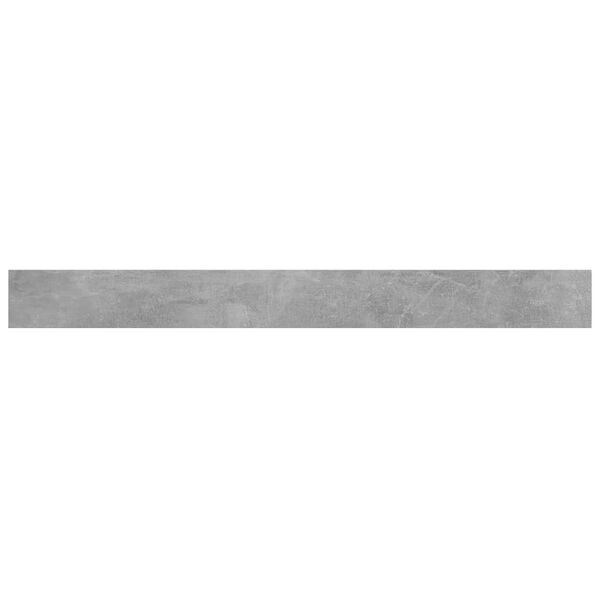 vidaXL Bookshelf Boards 8 pcs Concrete Grey 100x10x1.5 cm Engineered Wood
