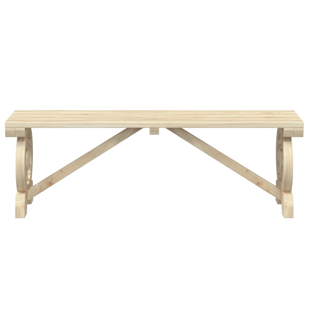 vidaXL 3 Piece Garden Dining Set Solid Wood Fir