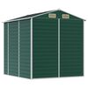 vidaXL Garden Shed Green 191x215x198 cm Galvanised Steel