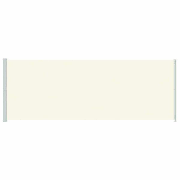 vidaXL Patio Retractable Side Awning 220x600 cm Cream