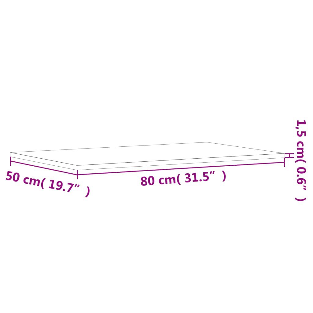 vidaXL Bookshelf Boards 8 pcs High Gloss White 80x50x1.5 cm Engineered Wood