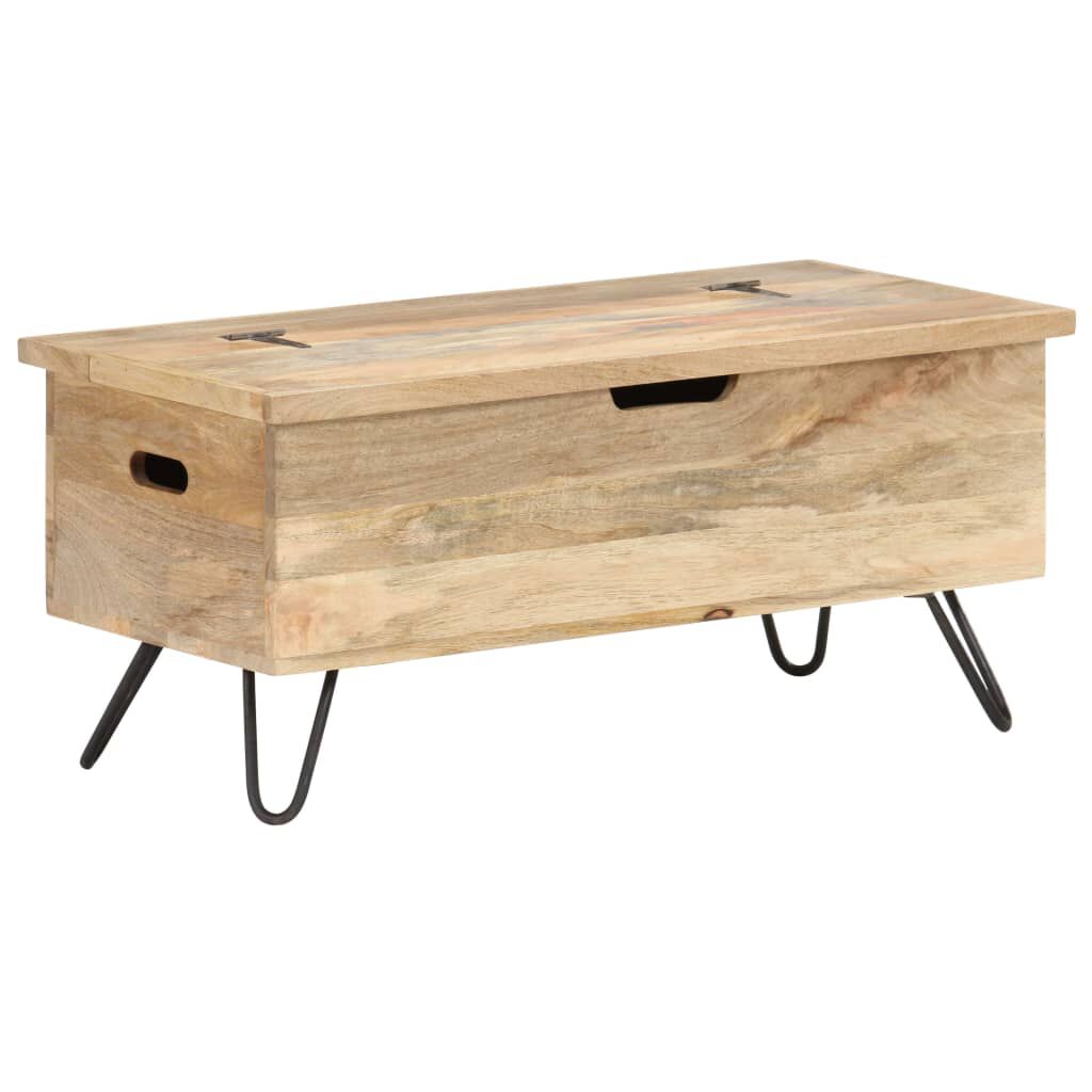 vidaXL Chest 90x40x45 cm Solid Mango Wood