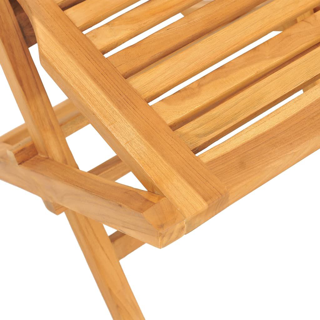vidaXL 7 Piece Garden Dining Set Solid Wood Teak