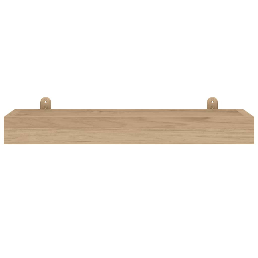 vidaXL Wall Shelves 2 pcs 60x15x4 cm Solid Wood Teak