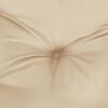 vidaXL Pallet Cushion Beige 60x60x12 cm Fabric