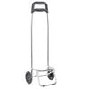 vidaXL Shopping Trolley Folding Grey 35 x 28 x 92 cm Oxford fabric