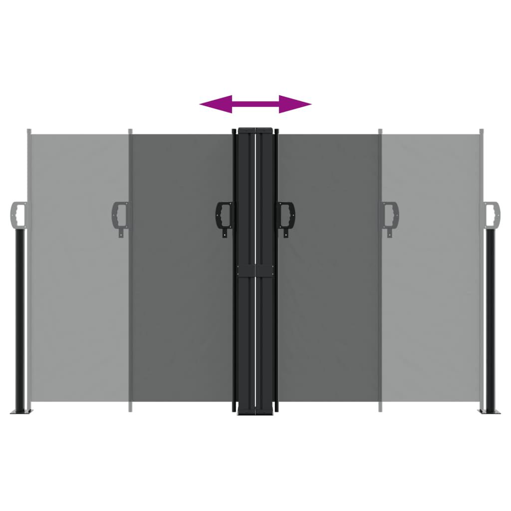 vidaXL Retractable Side Awning Anthracite 140x1200 cm