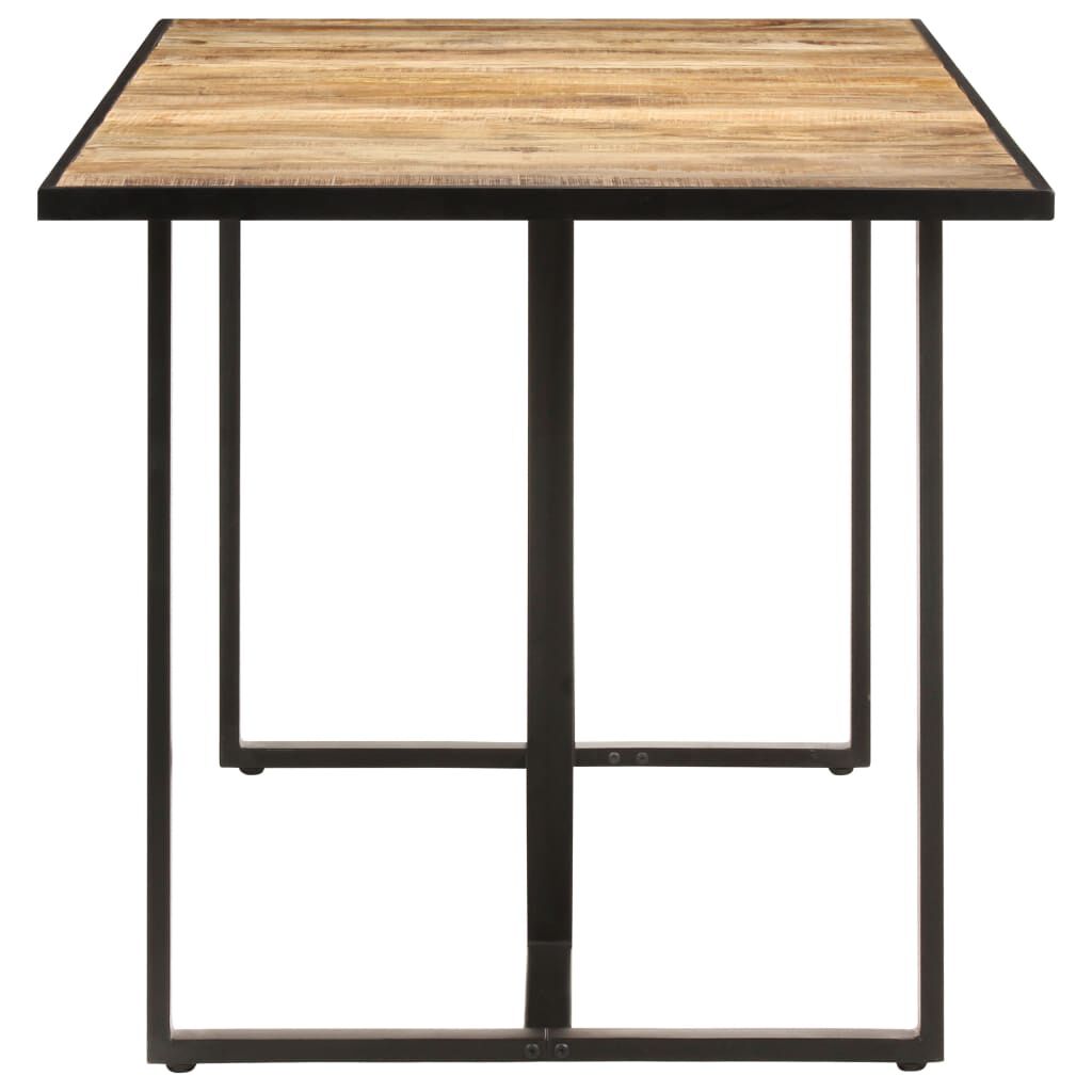 vidaXL Dining Table 180 cm Rough Mango Wood