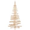 vidaXL Christmas Trees with Stand Natural 210 cm Solid pine wood