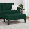 vidaXL Footstool Dark Green 77x55x31 cm Velvet