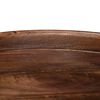 vidaXL Table Set 3 Pieces Solid Mango Wood and Steel