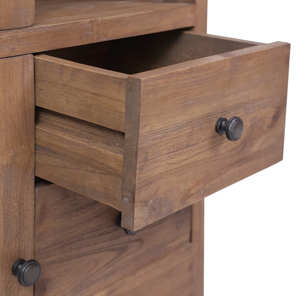 vidaXL Highboard 60x30x100 cm Solid Teak Wood