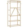vidaXL Clothes Rack with Shelves 80x40x175 cm Bamboo