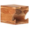 vidaXL Wall Mounted Bicycle Rack 35x25x25 cm Solid Acacia Wood