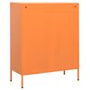vidaXL Storage Cabinet Orange 80x35x101.5 cm Steel