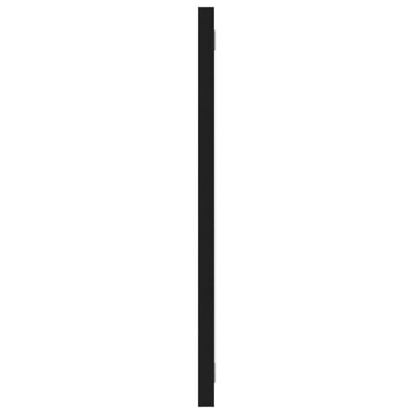 vidaXL Bathroom Mirror Black 100x1.5x37 cm Engineered Wood