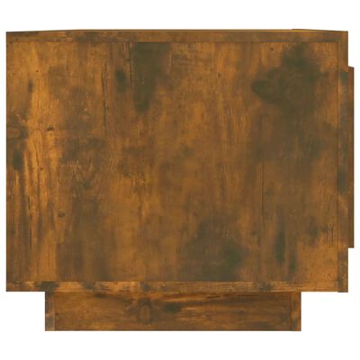 vidaXL Coffee Table Smoked Oak 102x50x45 cm Engineered Wood