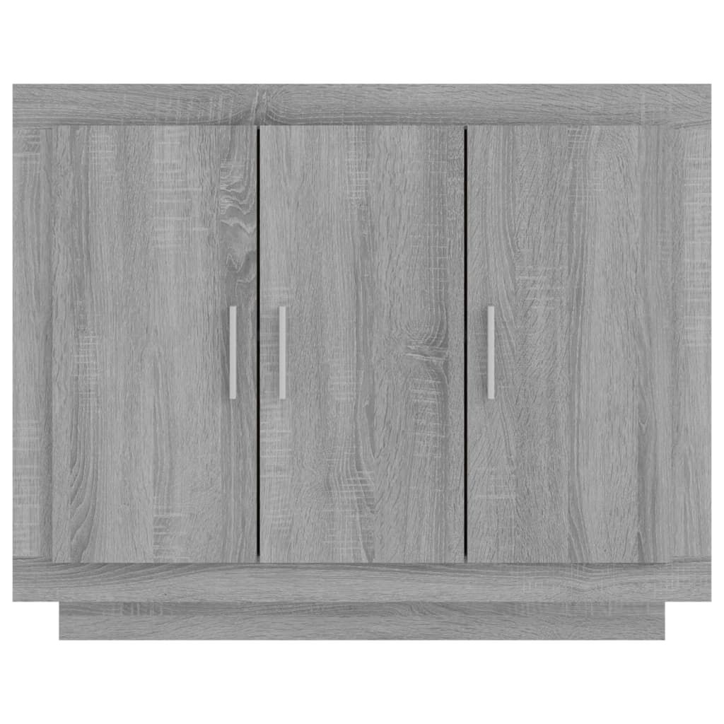 vidaXL Sideboard Grey Sonoma 92x35x75 cm Engineered Wood