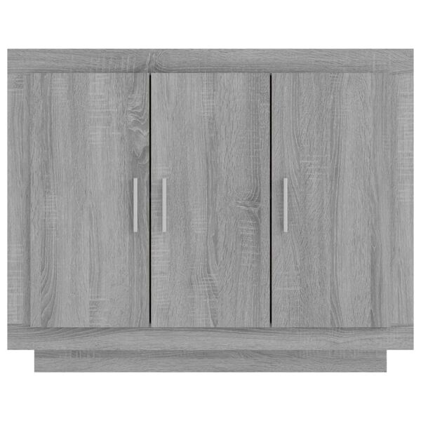 vidaXL Sideboard Grey Sonoma 92x35x75 cm Engineered Wood