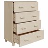 vidaXL Sideboard HAMAR Honey Brown 79x40x103.5 cm Solid Wood Pine