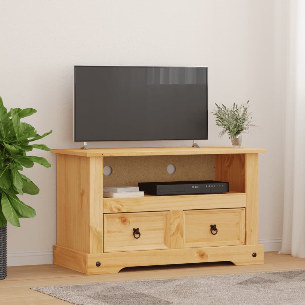 vidaXL TV Cabinet Mexican Pine Corona Range 91x43x56 cm