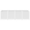 vidaXL Garden Planter White 160x40x53 cm PP