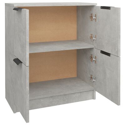 vidaXL Sideboard Concrete Grey 60x30x70 cm Engineered Wood