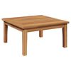 vidaXL Garden Table Brown Solid Teak wood