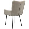 vidaXL Dining Chairs 2 pcs Light Grey Velvet