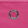 vidaXL Storage Boxes with Lids 4 pcs Pink 32x32x32 cm Fabric