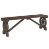 vidaXL 3 Piece Garden Dining Set Solid Wood Fir