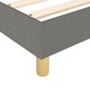 vidaXL Bed Frame without Mattress Dark Grey Full Fabric (US Only)