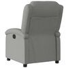 vidaXL Recliner Chair Dark Grey Fabric