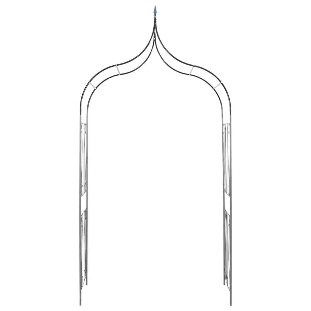 Garden Arch Spike Design Climbing Plants Dark Green