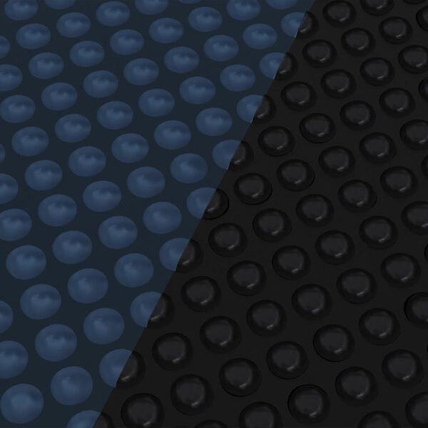 vidaXL Floating PE Solar Pool Film 260x160 cm Black and Blue