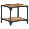 vidaXL Coffee Table 40x40x36 cm Solid Rough Mango Wood