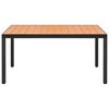 vidaXL 5 Piece Garden Dining Set Black and Brown