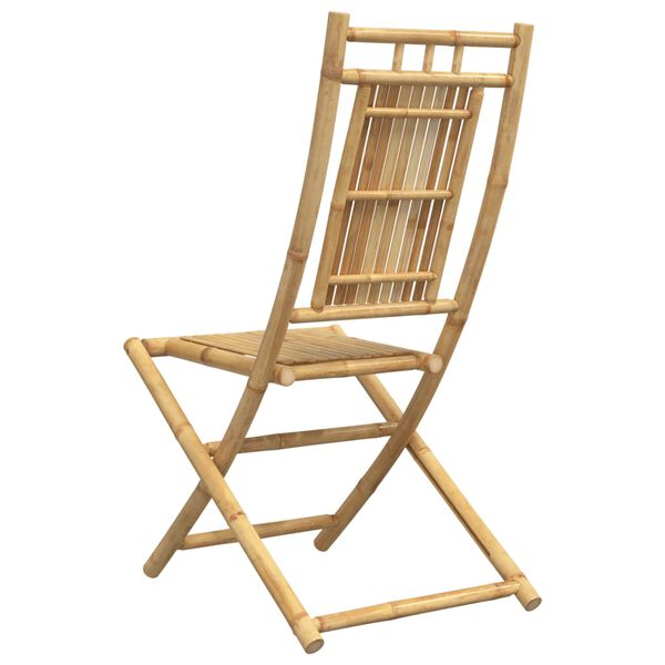vidaXL Folding Garden Chairs 8 pcs 46x66x99 cm Bamboo
