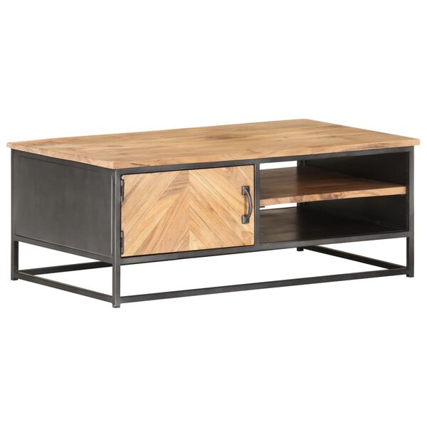 vidaXL Coffee Table 90x50x35 cm Solid Acacia Wood