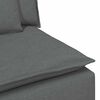 vidaXL Modular Sofa Centre Module with Cushions Dark Grey 100 cm