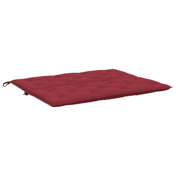 vidaXL Garden Bench Cushion Wine Red 120x(50+50)x7cm Oxford Fabric