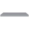vidaXL Floating Wall Shelf Grey 80x23.5x3.8 cm MDF
