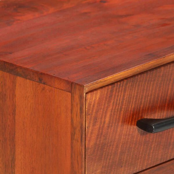 vidaXL Sideboard 110x30x59 cm Solid Wood Mango