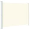 vidaXL Patio Retractable Side Awning 220x300 cm Cream