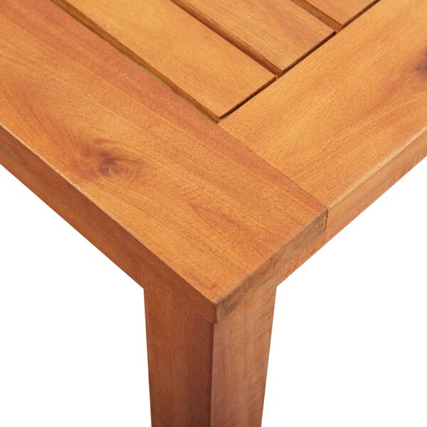 vidaXL 5 Piece Outdoor Dining Set with Cushions Solid Wood Acacia