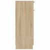 vidaXL Bathroom Cabinet Sonoma Oak 32x33.5x90 cm Engineered Wood