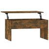 vidaXL Coffee Table Smoked Oak 80x50,5x41,5 cm Engineered Wood