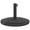 vidaXL Parasol Base for Ø38 / 48 mm Poles 12 kg Round
