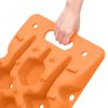 vidaXL Traction Boards 2 pcs Orange 107x31x7 cm Nylon